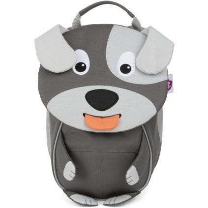 Affenzahn Batůžek pro nejmenší Small Friend dog - grey 4l