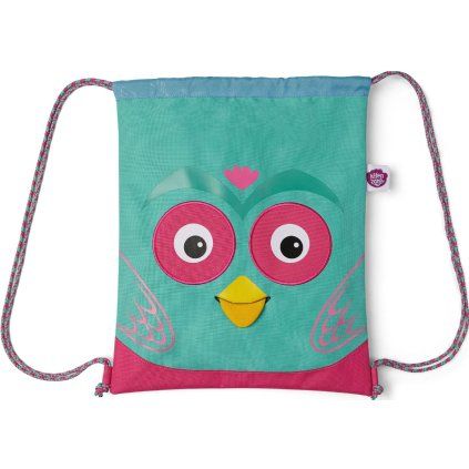 Affenzahn Dětský batůžek Kids Sportsbag Owl - turquoise