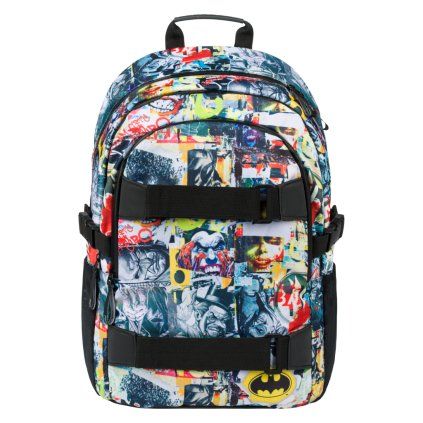 BAAGL Školní batoh Skate Batman Komiks 25l  + BAAGL Sáček na obuv zdarma