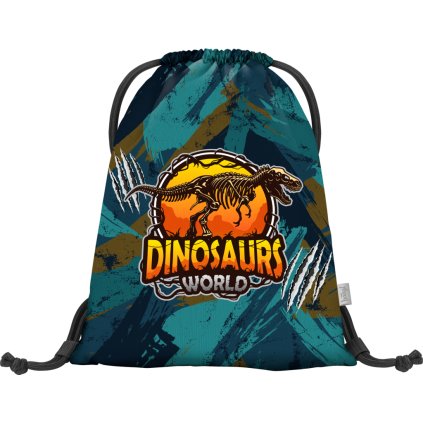 338852 baagl skolni sacek na obuv dinosaurs world