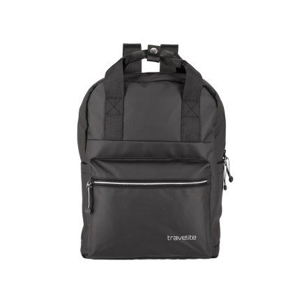 Travelite Basics Canvas Backpack Black 11l – batoh, celkový pohled