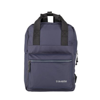 Travelite Basics Canvas Backpack Navy 11l – batoh, celkový pohled