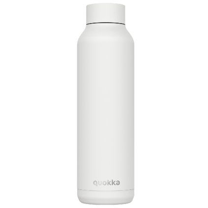 Quokka Nerezová termoláhev Solid Powder 630 ml - Bílá