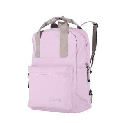 Travelite Basics Canvas Backpack Purple 11l – batoh, celkový pohled