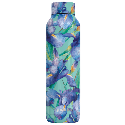 Quokka Nerezová termoláhev Solid 630 ml - Blue irises