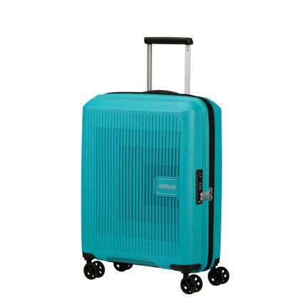 American Tourister AEROSTEP SPINNER 55 EXP Turquoise Tonic
