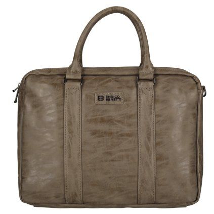 Enrico Benetti Rotterdam 15" Notebook Bag Medium Taupe