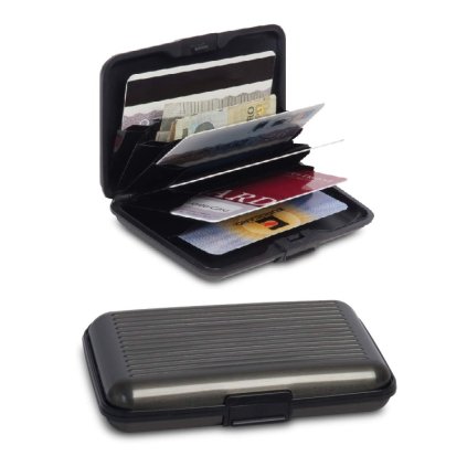 svetbatohu Fabrizio Pouzdro RFID Aluminium - antracitová