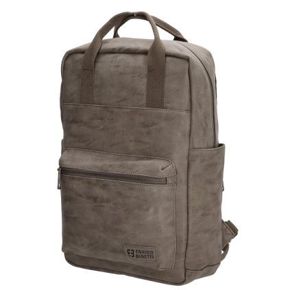 Enrico Benetti Rotterdam 13" Notebook Backpack Medium Taupe