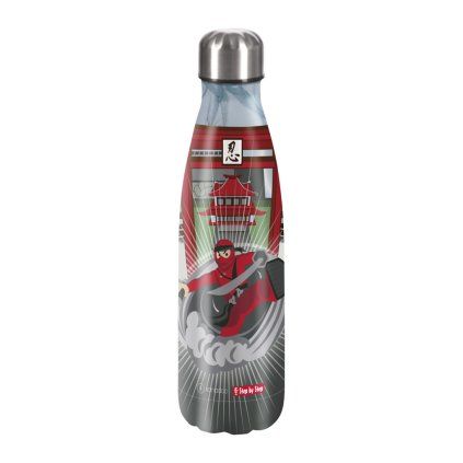 Step by Step Izolovaná láhev na pití z nerezové oceli 0,5 l -  Ninja Yuma
