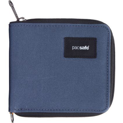 Pacsafe peněženka RFIDSAFE ZIP AROUND WALLET coastal blue