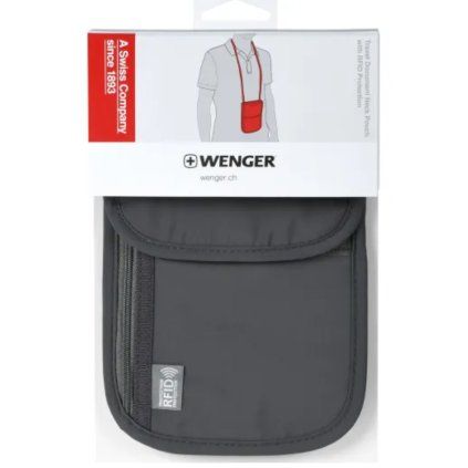 Pouzdro na pas a karty WENGER 606962 - šedá