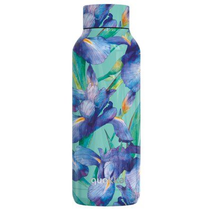 Quokka Nerezová termoláhev Solid 510 ml - Blue irises