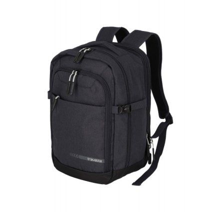 Travelite Kick Off Cabin Backpack Anthracite – batoh, celkový pohled