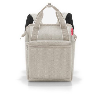 Reisenthel Allrounder R Herringbone Sand 15l – batoh, celkový pohled