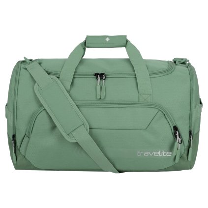 Travelite Kick Off Duffle M Sage 45l – cestovní taška, celkový pohled