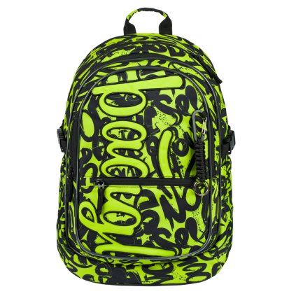 BAAGL Školní batoh Core Lime 25l  + BAAGL Sáček na obuv zdarma
