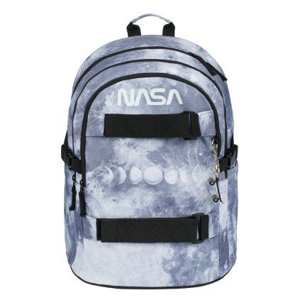 BAAGL Školní batoh Skate NASA Grey 25l  + BAAGL Sáček na obuv zdarma