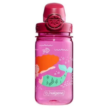 nalgene otf kids 350 ml pink mermaid sustain nalgene 1263 0039 01