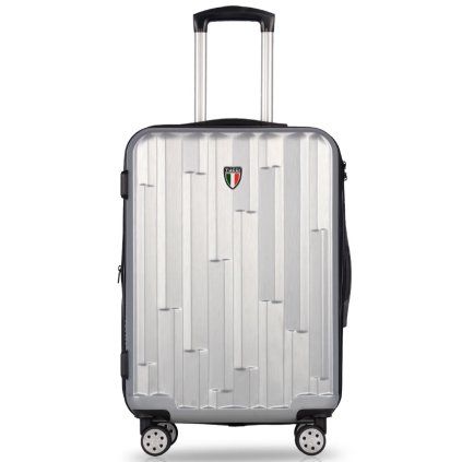 Kabinové zavazadlo TUCCI Riflettore T-0272/3-S ABS - stříbrná