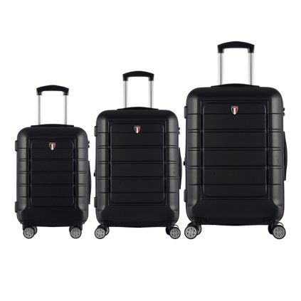 Sada cestovních kufrů TUCCI Console T-0273/3 ABS - černá