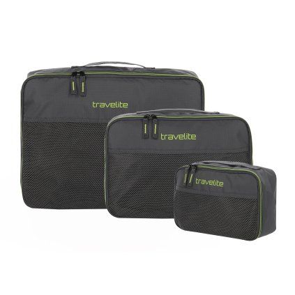 Travelite Packing Cubes S,M,L Anthracite