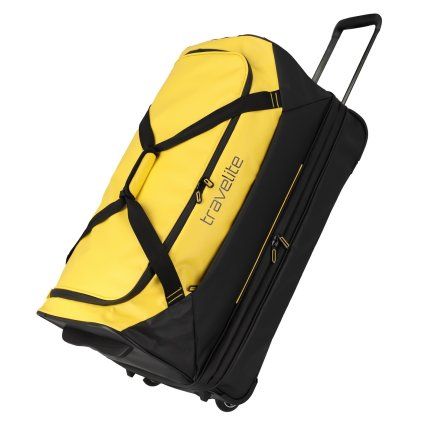 Travelite Basics Wheeled Duffle exp. Black/yellow