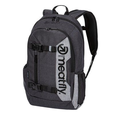 Meatfly Batoh Basejumper - Charcoal Heather / Grey Heather - 22 L  PENÁL ZDARMA