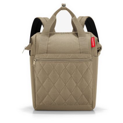 Reisenthel Allrounder R Rhombus Olive 15l – batoh, celkový pohled