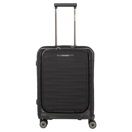 Travelite Mooby S Front pocket Black – cestovní doplněk, pohled zepředu