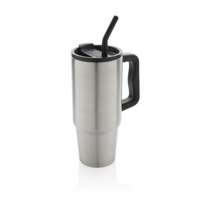 Velký nerezový termohrnek Embrace, 900ml, XD, stříbrný