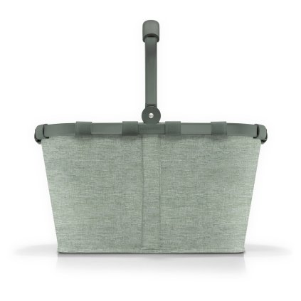 Reisenthel Carrybag Frame Twist Sage – nákupní košík, celkový pohled