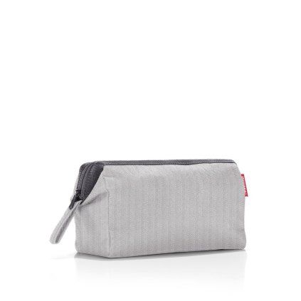 406069 reisenthel travelcosmetic herringbone grey