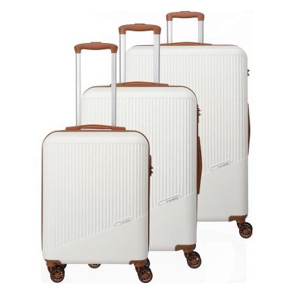 Travelite Bali S,M,L White/Cognac