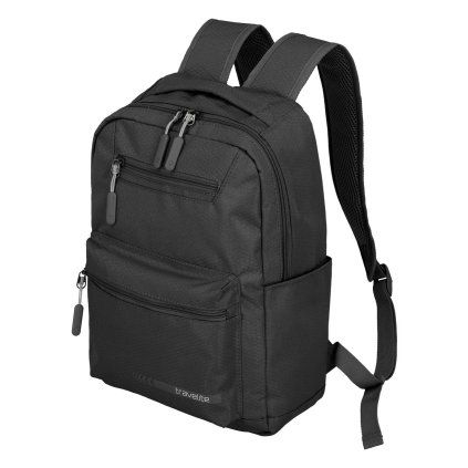 Travelite Kick Off Backpack M Black – batoh, celkový pohled
