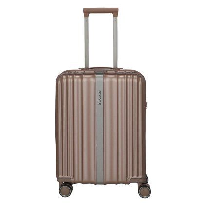 Travelite Paros 4w S Cappuccino – cestovní kufr, celkový pohled