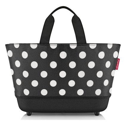 Reisenthel Shoppingbasket Dots White – cestovní doplněk, celkový pohled