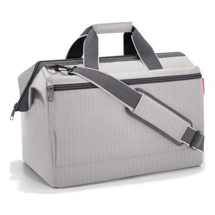 Reisenthel Allrounder L Pocket Herringbone Grey