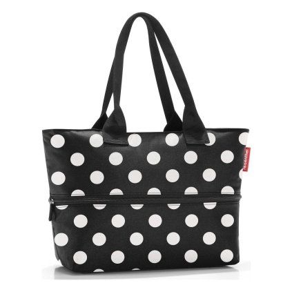 Reisenthel Shopper E1 Dots White – nákupní taška, celkový pohled
