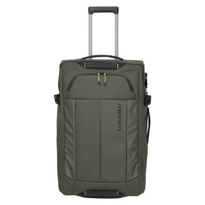 travelite 91018 86 travelite briize wheeled duffle m khaki rrt m vg