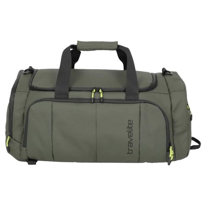 Travelite Briize Weekender Khaki – cestovní doplněk, pohled zepředu