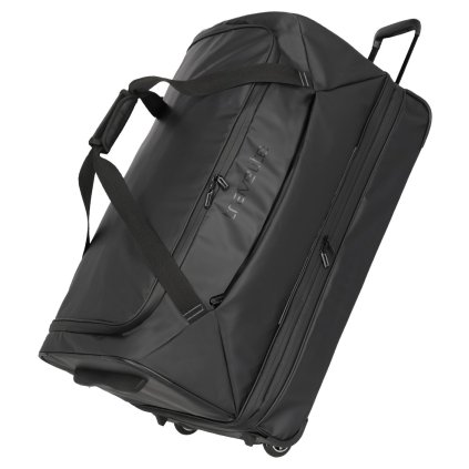 Travelite Basics Wheeled duffle expand Black – cestovní taška na kolečkách, celkový pohled