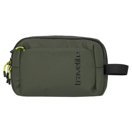 Travelite Briize Toiletry bag Khaki – cestovní doplněk, pohled zepředu