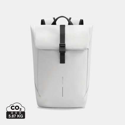 Voděodolný batoh s klopou, Urban, 16", XD Design, bílo/šedý
