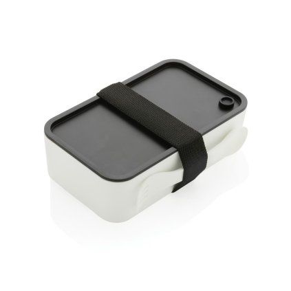 Svačinový box s příborem,1,2l, XD, bílý