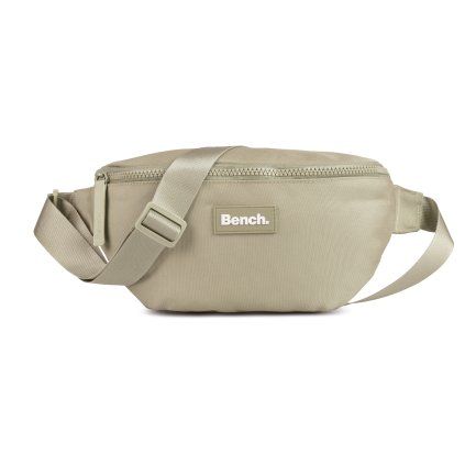 Bench Nova crossbody ledvinka - šedozelená