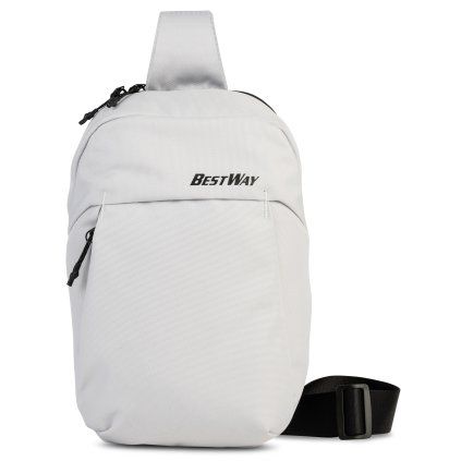 BestWay Sling Bag - Světle šedá 5l