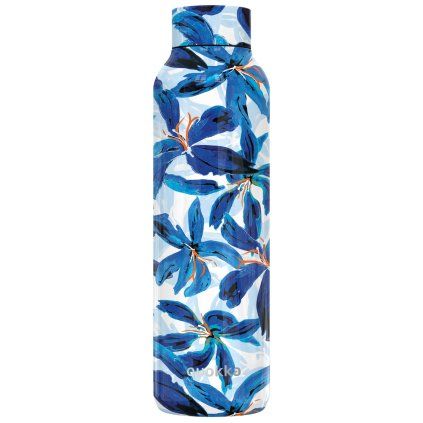 Nerezová termoláhev Solid, 630ml, Quokka, blue hibiscus