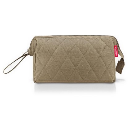 Reisenthel Travelcosmetic Rhombus Olive – kosmetická taška, celkový pohled