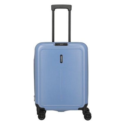 Travelite Basics Foldable Trolley S Denim – cestovní kufr, celkový pohled